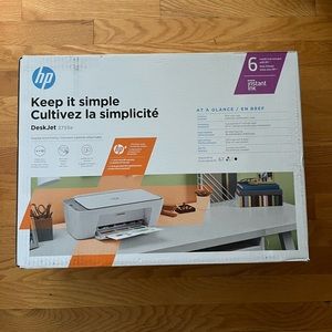 HP DESKJET PRINTER 2755e Wireless Print Scan Copy NEW IN BOX!!